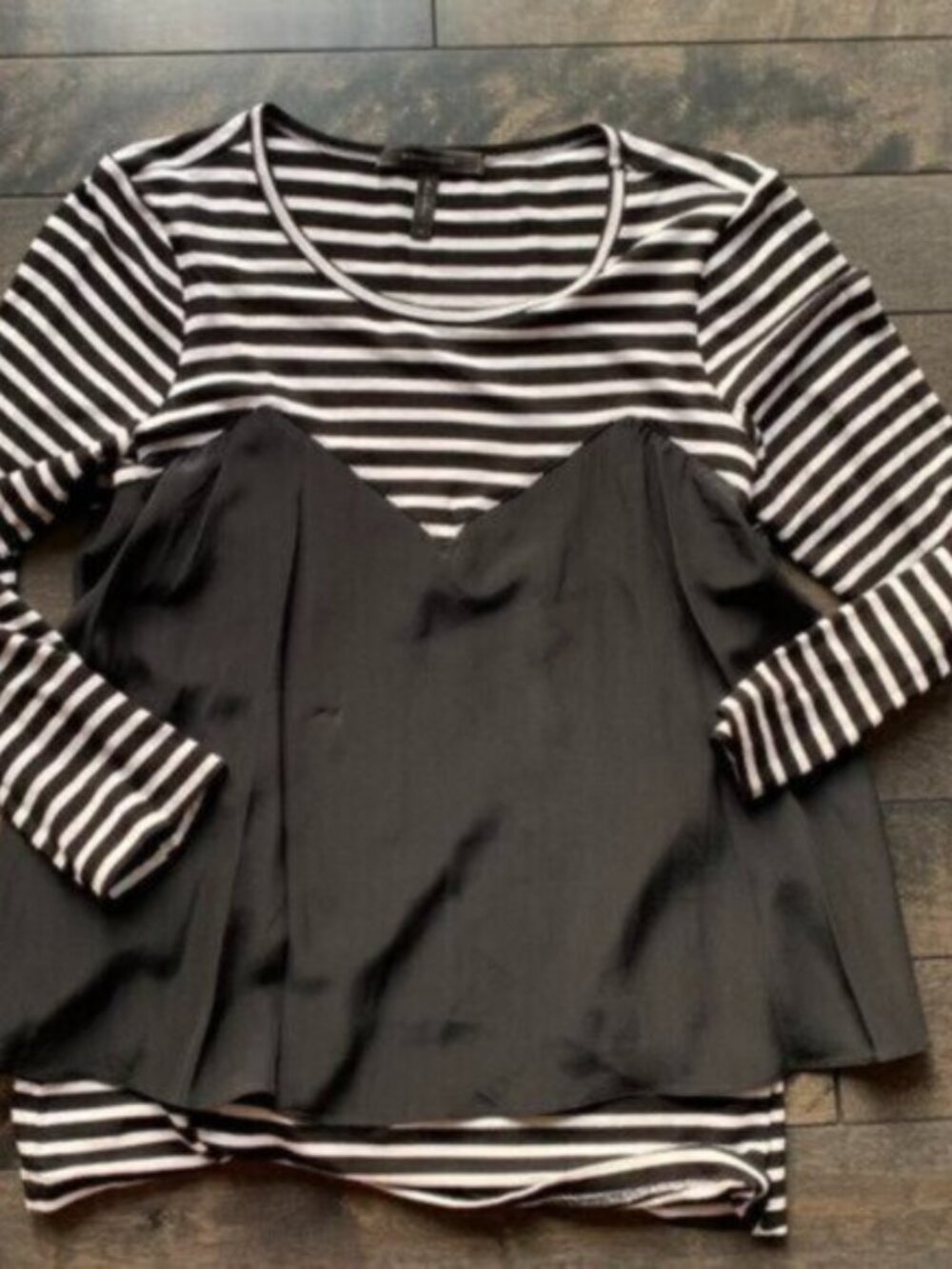 BCBGMaxAzria Silk Corset Top